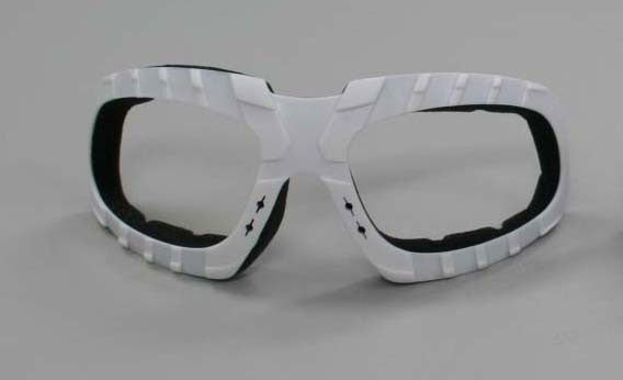 バイク用品 ウェア<br>CF-POSH シーエフポッシュ ライディンググラス用フェイスパッド ホワイト 補修用<br>800711-FW 4947934056665<br>取寄品 セール