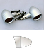 CF-POSH シーエフポッシュ ブリムタイプウインカー 2個入 M8 メッキ オレンジレンズ カタログ品番：P057-1060 メーカー品番：201400-SLM