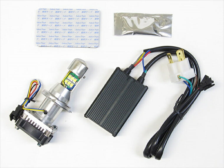 プロテック｜Protec LB4-S3 LEDヘッドライトバルブ H4 Hi／Lo 30w 3000k 汎用｜65044