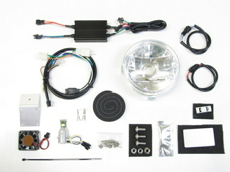 Protec プロテック LBH-H03 LEDマルチリフレクターヘッド ライト6000k スーパーカブ110 50 18-(JA44 AA09) カタログ品番：P087-5611 メーカー品番：64005-60