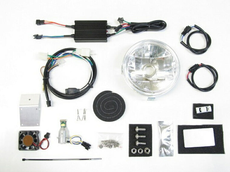 Protec プロテック LBH-H04 LEDマルチリフレクターヘッド ライト3000k スーパーカブ110 50 18-(JA44 AA09) カタログ品番：P087-5612 メーカー品番：64005-30
