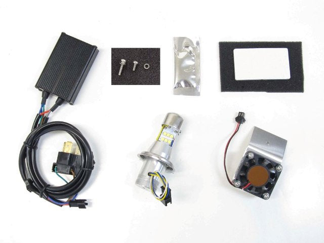 Protec プロテック LB4-OF LEDヘッドライトバルブ H4 Hi Lo オフセットファンタイプ 30w 6000k カタログ品番：P099-2306 メーカー品番：65067