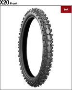 BRIDGESTONE ブリヂストン BATTLECROSS X20 F 80 100-21 51M W カタログ品番：P077-8117 メーカー品番：MCS01332