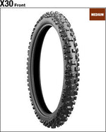BRIDGESTONE ブリヂストン BATTLECROSS X30F 80 100-21 51M カタログ品番：P058-0408 メーカー品番：MCS00725