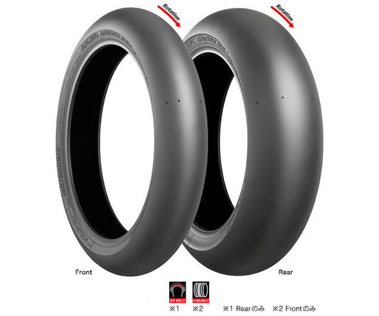 BRIDGESTONE ブリヂストン RACING BATTLAX V02 120 600R17 SOFT カタログ品番：P058-0439 メーカー品番：RMR04040
