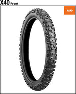 BRIDGESTONE ブリヂストン BATTLECROSS X40 F 90 100-21 57M W カタログ品番：P077-8126 メーカー品番：MCS01367