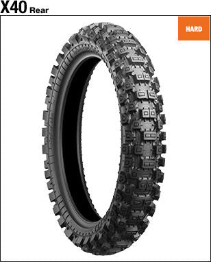 BRIDGESTONE ブリヂストン BATTLECROSS X40 R 120 80-19 63M W カタログ品番：P077-8127 メーカー品番：MCS01368