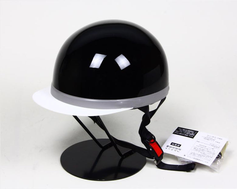 バイク用品 ウェア 帽子<br>unicar ユニカー工業 ユニカーコウギョウ ハーフキャップヘルメット ブラック<br>BH9K 4982612831622<br>取寄品 セール