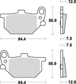 KITACO キタコ SBSブレーキパッド 528HF RD250 400 79- カタログ品番：P025-3912 メーカー品番：777-0528000