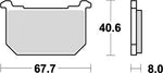 KITACO キタコ SBSブレーキパッド 539HF Z400GP(81-) FX カタログ品番：P025-3919 メーカー品番：777-0539000