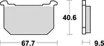 KITACO キタコ SBSブレーキパッド 540HF Z1000GP 82- カタログ品番：P025-3920 メーカー品番：777-0540000