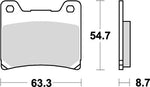 KITACO キタコ SBSブレーキパッド 555LS V-MAX TRX850 カタログ品番：P025-3932 メーカー品番：777-0555030