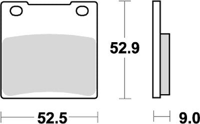 KITACO キタコ SBSブレーキパッド 556HF GSX750S.KATANA カタログ品番：P025-3933 メーカー品番：777-0556000