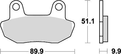 KITACO キタコ SBSブレーキパッド 561HF SHADOW 84-86 カタログ品番：P025-3939 メーカー品番：777-0561000