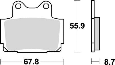 KITACO キタコ SBSブレーキパッド 570LS RZ250R 88-90 カタログ品番：P025-3944 メーカー品番：777-0570030