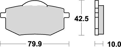 KITACO キタコ SBSブレーキパッド 616HF VIRAGO400 89-92 カタログ品番：P025-3989 メーカー品番：777-0616000