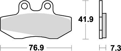 KITACO キタコ SBSブレーキパッド 652HF APRILIA カタログ品番：P025-4023 メーカー品番：777-0652000