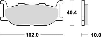 KITACO キタコ SBSブレーキパッド 663HS XJ400 600 91- カタログ品番：P025-4031 メーカー品番：777-0663020