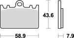 KITACO キタコ SBSブレーキパッド 666HF ZXR400 R 91-95 カタログ品番：P025-4035 メーカー品番：777-0666000