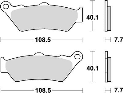 KITACO キタコ SBSブレーキパッド 674HF BMW カタログ品番：P025-4038 メーカー品番：777-0674000