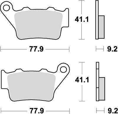 KITACO キタコ SBSブレーキパッド 675LS BMW カタログ品番：P025-4040 メーカー品番：777-0675030