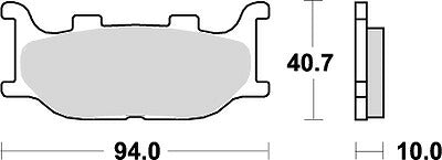 KITACO キタコ SBSブレーキパッド 691HS XJR400 S カタログ品番：P025-4050 メーカー品番：777-0691020