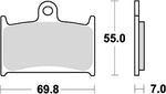KITACO キタコ SBSブレーキパッド 714HF GSF1200 S カタログ品番：P025-4068 メーカー品番：777-0714000