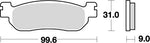 KITACO キタコ SBSブレーキパッド 728HF SEROW225 97- カタログ品番：P025-4077 メーカー品番：777-0728000