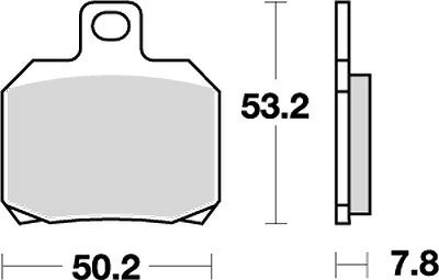 KITACO キタコ SBSブレーキパッド 730HF X9-125 18 20 25 カタログ品番：P025-4081 メーカー品番：777-0730000