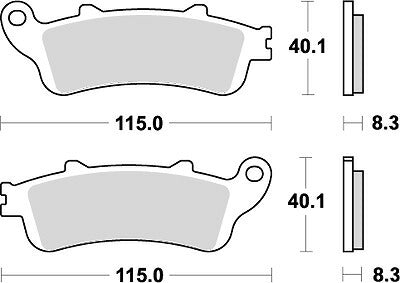 KITACO キタコ SBSブレーキパッド 736LS CBR1100XX 98- カタログ品番：P025-4089 メーカー品番：777-0736030