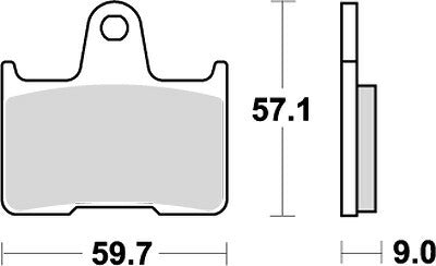 KITACO キタコ SBSブレーキパッド 765LS GSXR1000 01- カタログ品番：P025-4107 メーカー品番：777-0765030