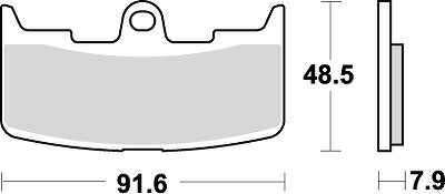 KITACO キタコ SBSブレーキパッド 795HS XB9R984 XB9S984 カタログ品番：P025-4119 メーカー品番：777-0795020