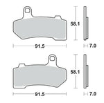KITACO キタコ SBSブレーキパッド 830LS V-ROD 06 カタログ品番：P025-4134 メーカー品番：777-0830030