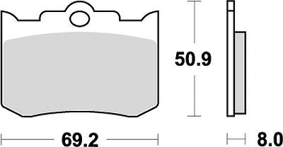 KITACO キタコ SBSブレーキパッド 678HF P MACHINE カタログ品番：P025-4140 メーカー品番：777-0678000