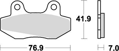 KITACO キタコ SBSブレーキパッド E103(551) NSR50 80 -92 カタログ品番：P025-4156 メーカー品番：777-0103000