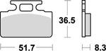 KITACO キタコ SBSブレーキパッド E110 カタログ品番：P025-4160 メーカー品番：777-0110000
