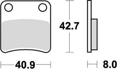 KITACO キタコ SBSブレーキパッド E115(670) L DIO-ZX SR カタログ品番：P025-4165 メーカー品番：777-0115000