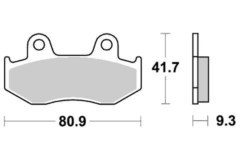 KITACO キタコ SBSブレーキパッド E125 リード100 カタログ品番：P025-4167 メーカー品番：777-0125000