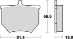KITACO キタコ SBSブレーキパッド 569RQ AP RACING カタログ品番：P025-4184 メーカー品番：777-0569080