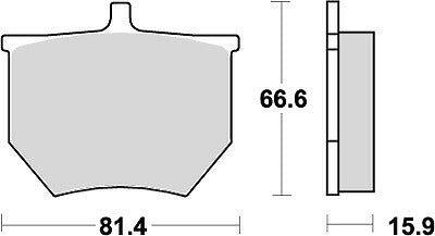 KITACO キタコ SBSブレーキパッド 569RQ AP RACING カタログ品番：P025-4184 メーカー品番：777-0569080