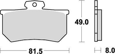 KITACO キタコ SBSブレーキパッド 599RQ AP RACING カタログ品番：P025-4193 メーカー品番：777-0599080