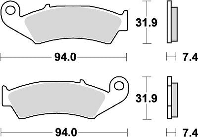 KITACO キタコ SBSブレーキパッド 603SI XLR250Rバハ88-90 カタログ品番：P025-4196 メーカー品番：777-0603070