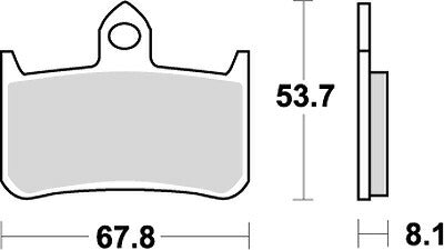 KITACO キタコ SBSブレーキパッド 622DC RS250 CBR900RR カタログ品番：P025-4205 メーカー品番：777-0622081