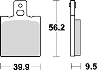 KITACO キタコ SBSブレーキパッド 646RQ ISR カタログ品番：P025-4223 メーカー品番：777-0646080