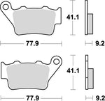 KITACO キタコ SBSブレーキパッド 675SI KTM カタログ品番：P025-4239 メーカー品番：777-0675070