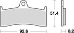 KITACO キタコ SBSブレーキパッド 676DC ZX7RR カタログ品番：P025-4242 メーカー品番：777-0676081