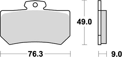 KITACO キタコ SBSブレーキパッド 720RQ AP RACING カタログ品番：P025-4266 メーカー品番：777-0720080