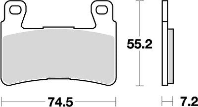 KITACO キタコ SBSブレーキパッド 734DC VTR1000SP カタログ品番：P025-4276 メーカー品番：777-0734081