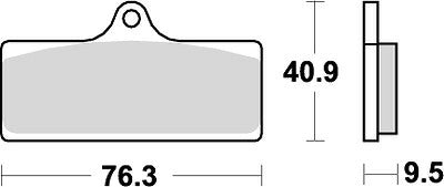 KITACO キタコ SBSブレーキパッド 785DC AP RACING カタログ品番：P025-4289 メーカー品番：777-0785081