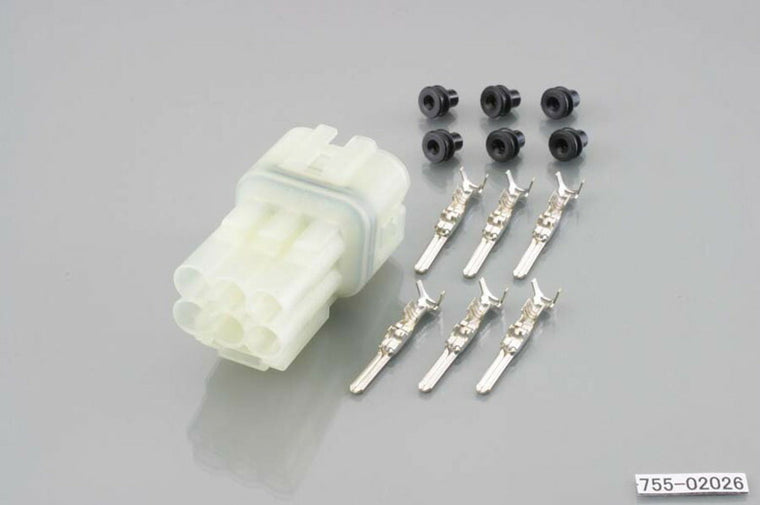 KITACO キタコ コネクターセット HMボウスイ 6P オス カタログ品番：P040-5060 メーカー品番：0900-755-02026